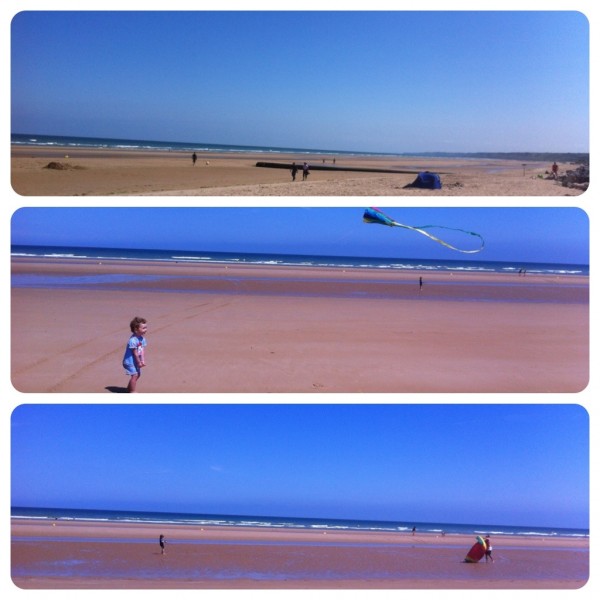 Omaha Beach in Normandy