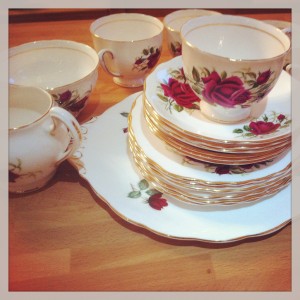 Vintage crockery My mums china tea cups